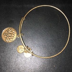 Alex and Ani LOTUS OM bangle